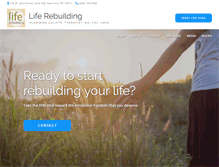 Tablet Screenshot of liferebuilding.com